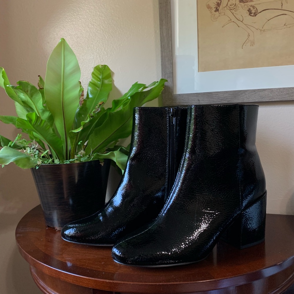 Black UO Heeled Boots